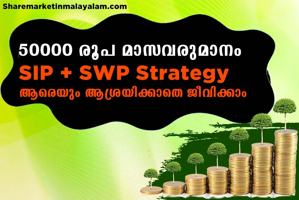 50,000 രൂപ മാസവരുമാനം | SIP + SWP STRATEGY